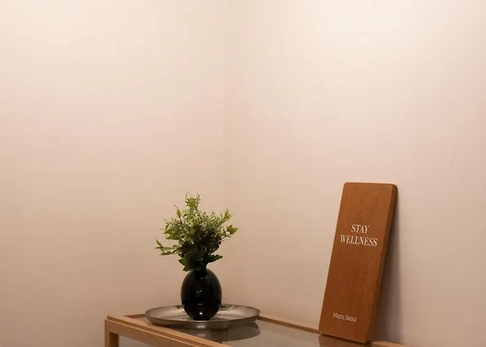 Wellness, New Accommodation, 3 Rooms, 4 Minutes On Foot From River Park, Near Hongdae Seul